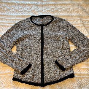 Ann Taylor Factory Zip Up Sweater